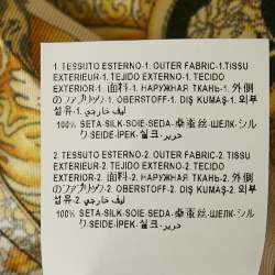 مملوكة مسبقًا Versace Yellow/Black Barocco Print Silk Pleated Mini Skirt S