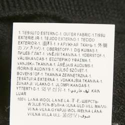 Pre Owned بلوفر فيرساتشي صوف أسود برقبة مستديرة مقاس صغير - سمول