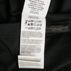 مملوكة مسبقًا Versace Black Medusa Rhinestone Jersey T-Shirt M