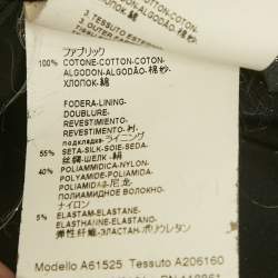 مملوكة مسبقًا Versace Black Crepe Lace Detail Maxi Dress M