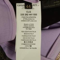 Pre Owned Versace Multicolour Jersey Pencil Skirt M