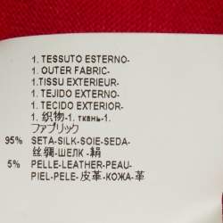 Pre Owned كارديجان فيرساتشي مزيج صوف أحمر مقاس وسط (ميديم)