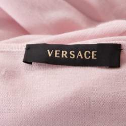 Versace Pink V-Neck Sweater M
