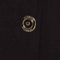Pre Owned Versace Black Wool Tailored Blazer M