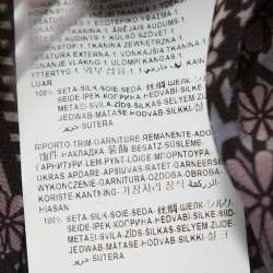 مملوكة مسبقًا Versace Multicolor Abstract Printed Silk Long Sleeve Shirt S