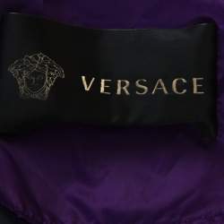 Versace Multicolor Nylon Long Raincoat S