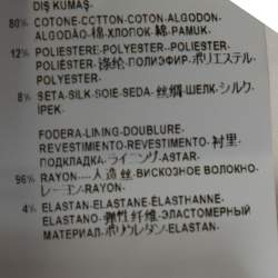 Pre Owned Versace White Striped Jacquard Cotton Zip Front Jacket S