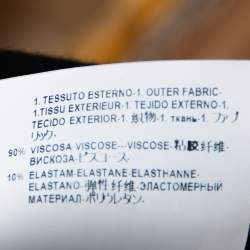 مملوكة مسبقًا تي شيرت فيرساتشي جيرسيه مزخرف شعا رالماركة أسود و ذهبي مقاس وسط (ميديوم)