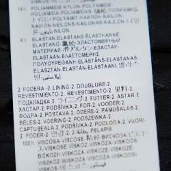 Pre Owned توب حمالة صدر فيرساتشي حرير مطبوع باروك أسود مقاس صغير (سمول)