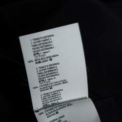 مملوكة مسبقًا Versace Black Silk & Eyelet Lace Sleeveless Sheath Dress L