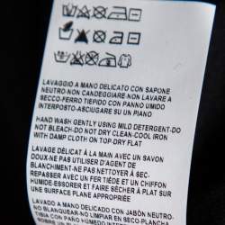 مملوكة مسبقًا توب فيرساتشي ميدوسا صوف أسود بأزرار أمامية مقاس متوسط - ميديوم