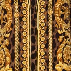 مملوكة مسبقًا Versace Multicolor Baroque Printed Silk Button Front Shirt L