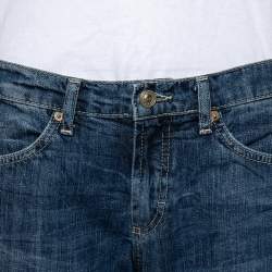 Versace VJC Navy Blue Denim Washed Jeans M