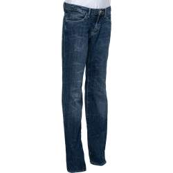 Versace VJC Navy Blue Denim Washed Jeans M
