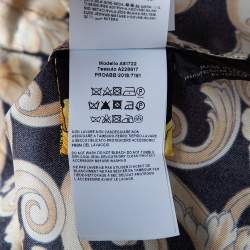 Pre Owned Versace Multicolor Baroque Printed Silk Button Front Shirt S