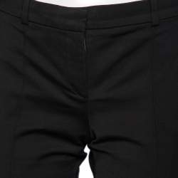 Versace Black Knit Straight Leg Trousers M