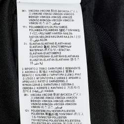 Pre Owned Versace Black Knit Medusa Embellished Sweatshirt S