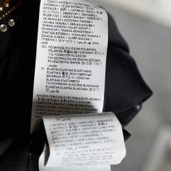 Pre Owned Versace Black Knit Medusa Embellished Sweatshirt S