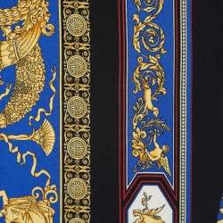 Pre Owned Versace Multicolor Lovers Printed Crepe Shift Dress S