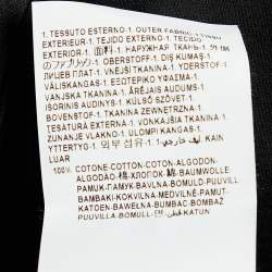 Pre Owned Versace Black Cotton Audrey Capsule Embellished T-Shirt S