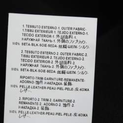 Pre Owned Versace Black Silk Embroidered Stud-Collar Shirt S