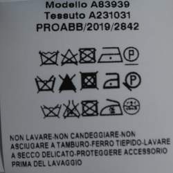 Pre Owned Versace Black Baroque Printed Crepe Shift Dress S