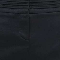 Pre Owned تنورة فيرساتشي صوف أسود مستقيمة مقاس كبير - لارج