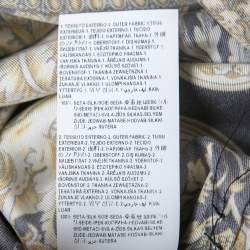 مملوكة مسبقًا Versace Black Baroque Print Silk Long Sleeve Mini Dress S