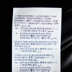 Pre Owned Versace Black Crepe Corset Mini Dress S