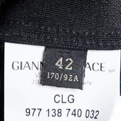 Pre Owned Versace Black Medussa Embellished Jersey Sweatshirt M