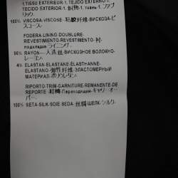 Pre Owned Versace Black/Gold Baroque Chain Printed Crepe Shift Dress M