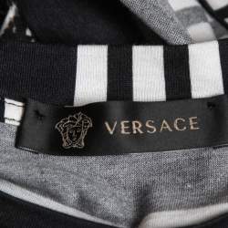 Versace Multicolor Printed Cotton Knit T-Shirt M