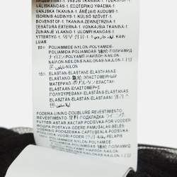 Pre Owned Versace Black Pleated Tulle Halter Neck Crop Top S