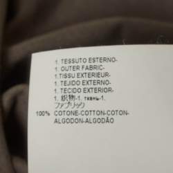 مملوكة مسبقًا Versace Grey Tiger Embroidered Jersey Crew Neck T-Shirt M