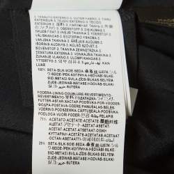 Versace Black Crepe Wrapped Scarf Accent Mini Dress S