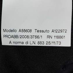 Pre Owned Versace Black Jersey Crystal Greca Embellished Tank Top M