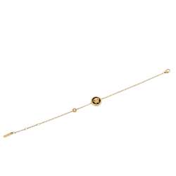 Versace Medusa Diamond 18K Yellow Gold Soft Charm Bracelet