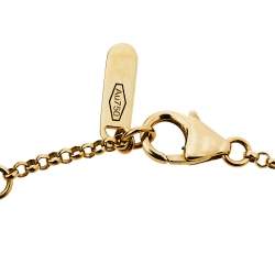 Versace Medusa Diamond 18K Yellow Gold Soft Charm Bracelet
