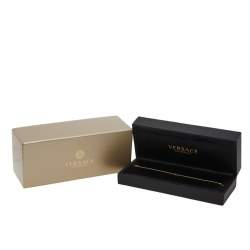 Versace Greek Key Motif 18K Yellow Gold Bracelet