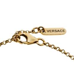 Versace Greek Key Motif 18K Yellow Gold Bracelet