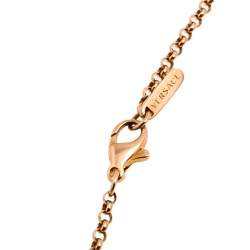 Versace Virya Amethyst Diamond 18K Rose Gold Sautoir Necklace