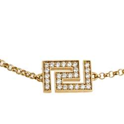 Versace Diamond 18k Yellow Gold Bracelet