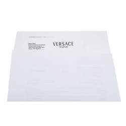 Versace Greca Diamond 18k Yellow Gold Chain Necklace