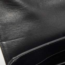 Pre Owned Versace Black Leather Medium Medusa Medallion Tote
