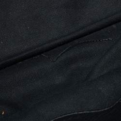 Pre Owned Versace Black Leather La Medusa Shopper Tote