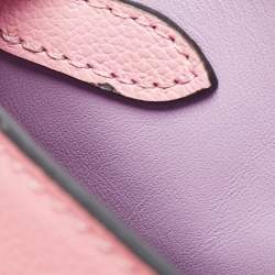 Versace Pink Leather La Medusa Top Handle Bag