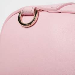 Versace Pink Embroidered Baroque Leather Mini Palazzo Backpack