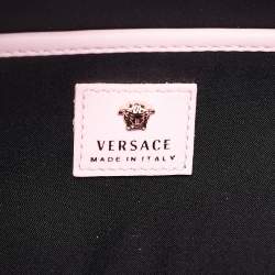 Versace Pink Embroidered Baroque Leather Mini Palazzo Backpack