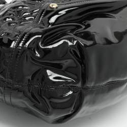 Versace Black Patent Leather Satchel