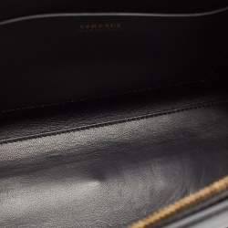 مملوكة مسبقًا حقيبة يد توتس فيرساتشي تريبوت ميدوسا جلد أسود مزخرفة